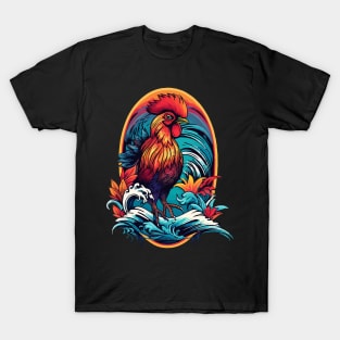 Ocean Loving Rooster T-Shirt